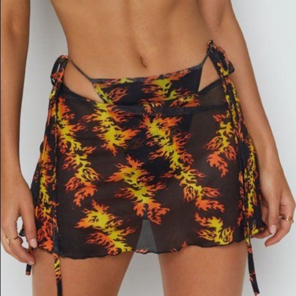Beginning Boutique festival mesh skirt
